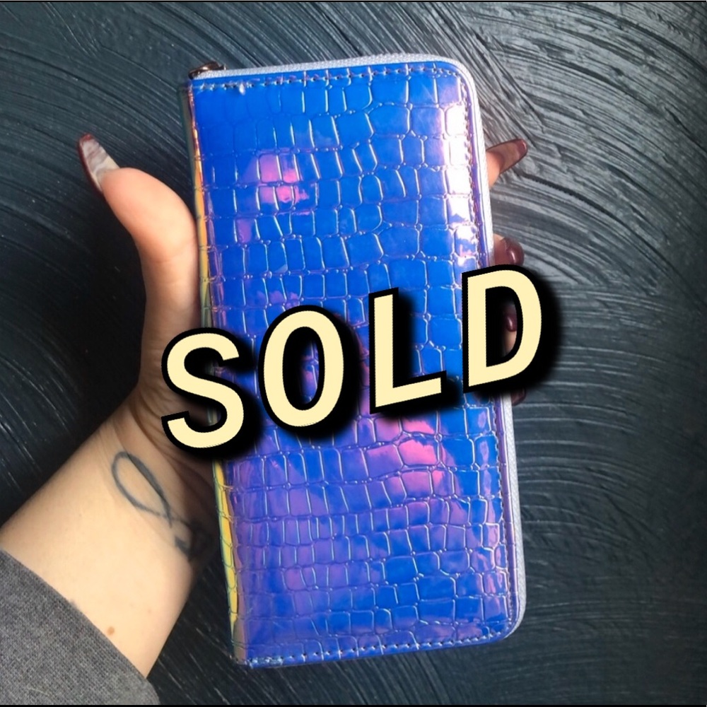 Holographic Snakeskin Wallet 🐍